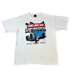 Vintage Brockum The Beach Boys 1994 Little Deuce Coupe T-Shirt Size XL White